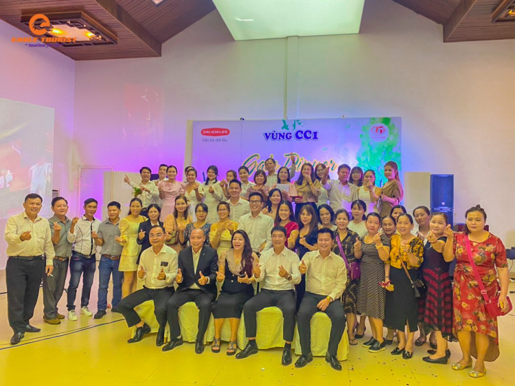Đoàn Công ty bảo hiểm nhân thọ Dai-ich Life Việt Nam vùng CC1 đến với chương trình Company Trip  tại Alba Thanh Tân 