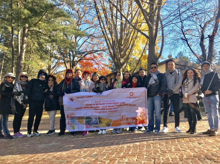 Đoàn  dược phẩm Nhất Linh tham quan tour  Hàn Quốc