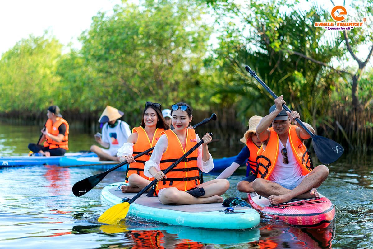 Chèo SUP vào hệ thống Lạch phá Tam Giang